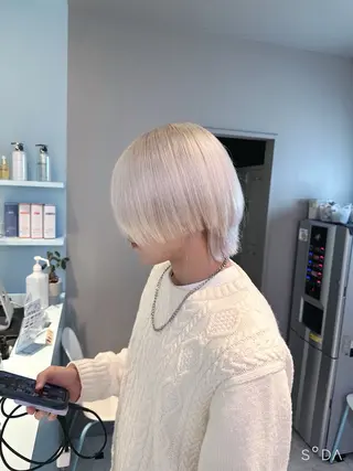 ショート カラー 🪄池袋ハイトーン 🪄ブリーチカラーのヘアスタイル