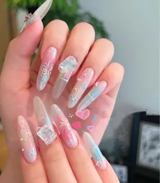 ネイル 長さだし専門店 M2　rikaのネイルデザイン