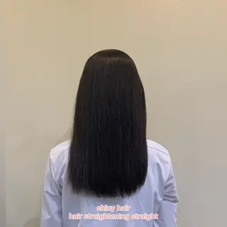 セミロング パーマ 艶髪レイヤー上田 紗也🇰🇷💗のヘアスタイル