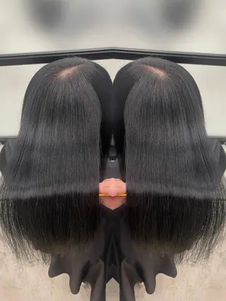 セミロング カラー dx share salon 渋谷所属・髪質改善ヘアエステ Soruhaのヘアスタイル