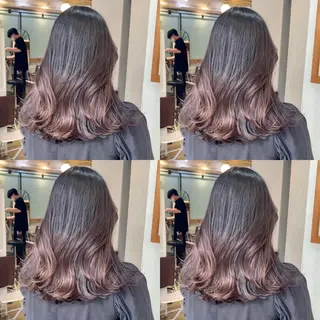 セミロング カラー 大人可愛い透明感🌟 小顔・韓国髪🌟野中のヘアスタイル