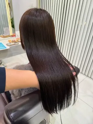 ロング カラー 湘南パーマ髪質改善 職人　HIROKIのヘアスタイル