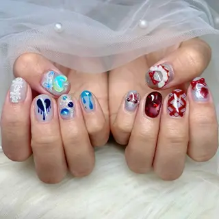 ネイル Y🩵 Jasmineのネイルデザイン