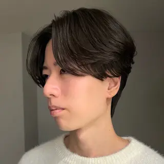 メンズ GO TODAY シェアサロン原宿 Verno所属・センターパート特化/ メンズカット/ヒロキのヘアスタイル