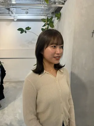 ヘアアレンジ 顔周りcut・ご相談 ＝新宿しずく🇰🇷のヘアスタイル