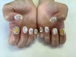 ネイル 💎🐰 saki. m 🐰💎のネイルデザイン