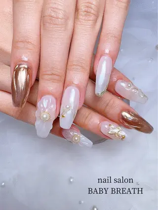 ネイル BABY BREATH所属・y natsumiのネイルデザイン