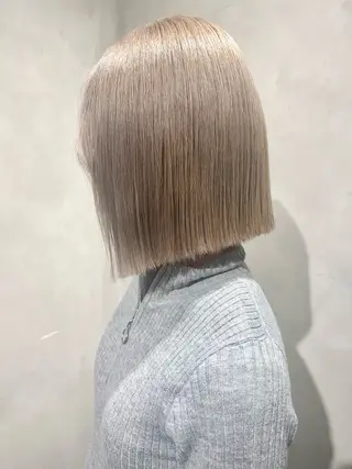 ミディアム フジサキ ケンのヘアスタイル