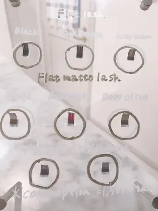 マツエク・マツパ おない あきこのマツエク・マツパデザイン