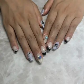 ネイル 韓国/ヌーディー系 ネイル自由が丘のネイルデザイン