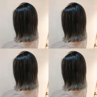 ミディアム カラー レイヤー×髪質改善 マネージャー安藤光司のヘアスタイル