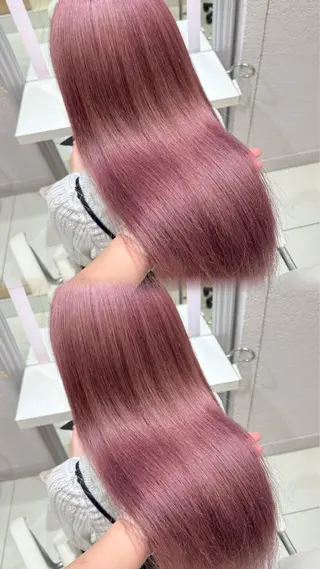 ロング カラー Beleza scelto所属・原宿/ハイトーン/ みずは🎀のヘアスタイル