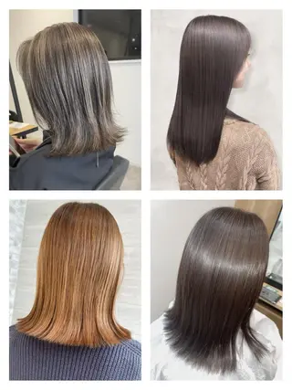 ショート カラー パーマ 🫧美髪矯正/ 髪質改善/藤平健太のヘアスタイル