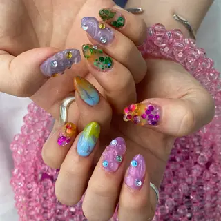 ネイル ゆびノさき茨木店 ニュアンス/アートのネイルデザイン