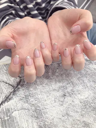 ネイル 北浦和 自爪育成ケアのネイルデザイン