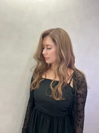 ロング カラー ヘアアレンジ 🎨カラー満足度 500%💫ヅル💫のヘアスタイル