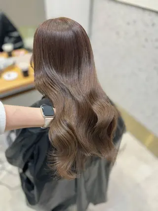セミロング カラー ヘアアレンジ GO TODAY SHAiRE SALON 原宿verno店所属・完全💗マンツーマン marinのヘアスタイル