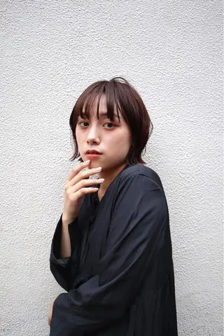 ミディアム カラー トヤマ セシルヘアー神戸元町のヘアスタイル