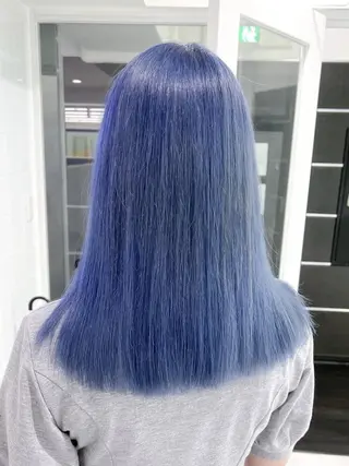 セミロング 🤍韓国寒色カラー 🤍MADOKAのヘアスタイル