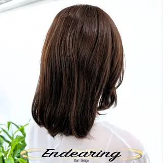 ミディアム 柳田 怜那/銀座 Endearingのヘアスタイル