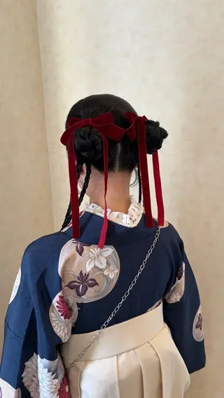 ロング ヘアアレンジ 横嶋 倫のヘアスタイル