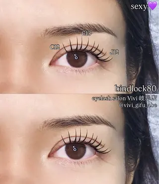 マツエク・マツパ Vivi miuのマツエク・マツパデザイン