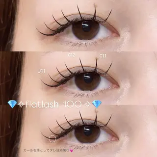 マツエク・マツパ Mell Yuuna ♡パリエク /束感のマツエク・マツパデザイン