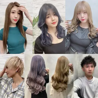 セミロング カラー ヘアアレンジ LAVENDIA Azabu所属・LAVENDIA 初音のヘアスタイル