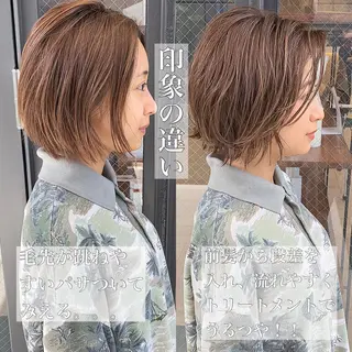 ミディアム 韓国×髪質改善💊 似合わせ/武田涼のヘアスタイル