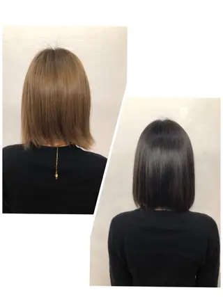 ミディアム カラー 今泉 周のヘアスタイル