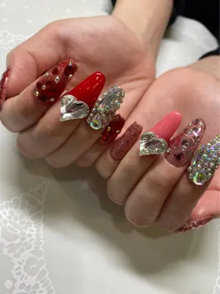 セミロング ネイル 《LB》ラブリエ Nail&eyeのマツエク・マツパデザイン