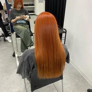 ロング カラー パーマ ヘアアレンジ メンズ キッズ 🩷モテ髪＆透明感 🩷ミルクティー🩷のヘアスタイル