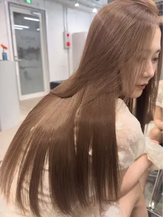 ロング 透明感カラー・ 髪質改善🩵イケダのヘアスタイル