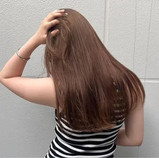 ロング カラー ナツミ/透明感カラー /酸性ストレートのヘアスタイル