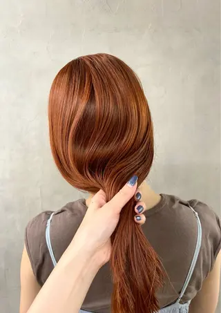 カラー 🌼ボブ.暖色 🌼浅井 遥のヘアスタイル