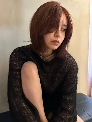 ショート カラー ショート/ボブ/ 心斎橋/宮脇美奈のヘアスタイル