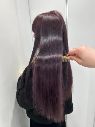 カラー 🤍韓国寒色カラー 🤍MADOKAのヘアスタイル