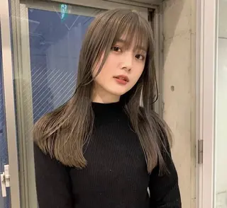 セミロング アレンジ/ブラウン カラー HARU🕯のヘアスタイル