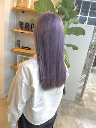 ロング カラー ハイトーンカラ ー/小川のヘアスタイル