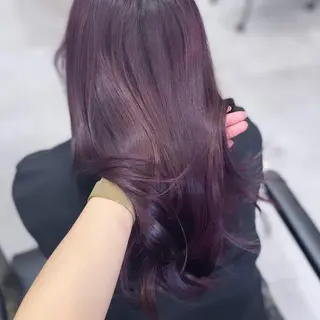 ロング カラー Rui/透明感カラー 暖色/レイヤーカットのヘアスタイル