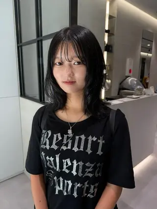 ミディアム カラー 神戸/karina /レイヤー/髪質改善のヘアスタイル