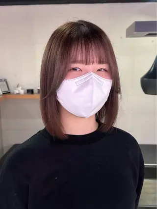 ミディアム カラー 🐺ウルフオタク🐺 ハイトーン/moeのヘアスタイル