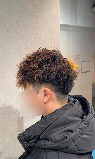 パーマ メンズ お洒落カジュアル🍃 まなとのヘアスタイル