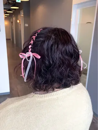 ヘアアレンジ kitin 吉祥寺 山岸花のヘアスタイル
