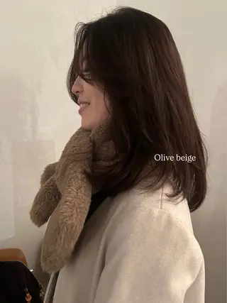 セミロング Terve. 水野 菜々香のヘアスタイル