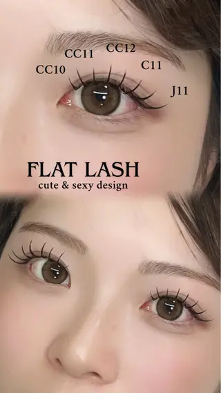 マツエク・マツパ BRILLANTE/ FUKAのマツエク・マツパデザイン