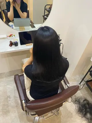 セミロング カラー 【髪質改善　艶髪】 布川　莉穂のヘアスタイル