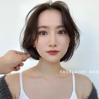 ショート カラー レイヤー専門家 ダブルカラー修のヘアスタイル