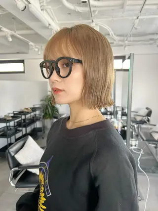 ショート カラー 池袋ボブ/美髪 縮毛矯正taigaのヘアスタイル
