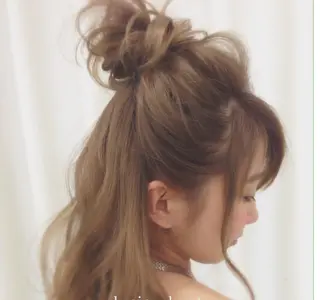 カラー ヘアアレンジ hair salon mementoのヘアスタイル